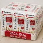 paca de bolsas de arroz rainha de 30kg