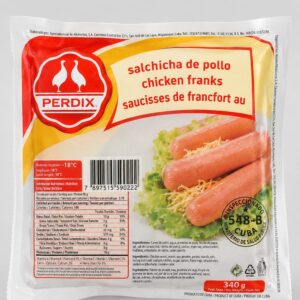 paquete de salchicha chicken franks (340 g)