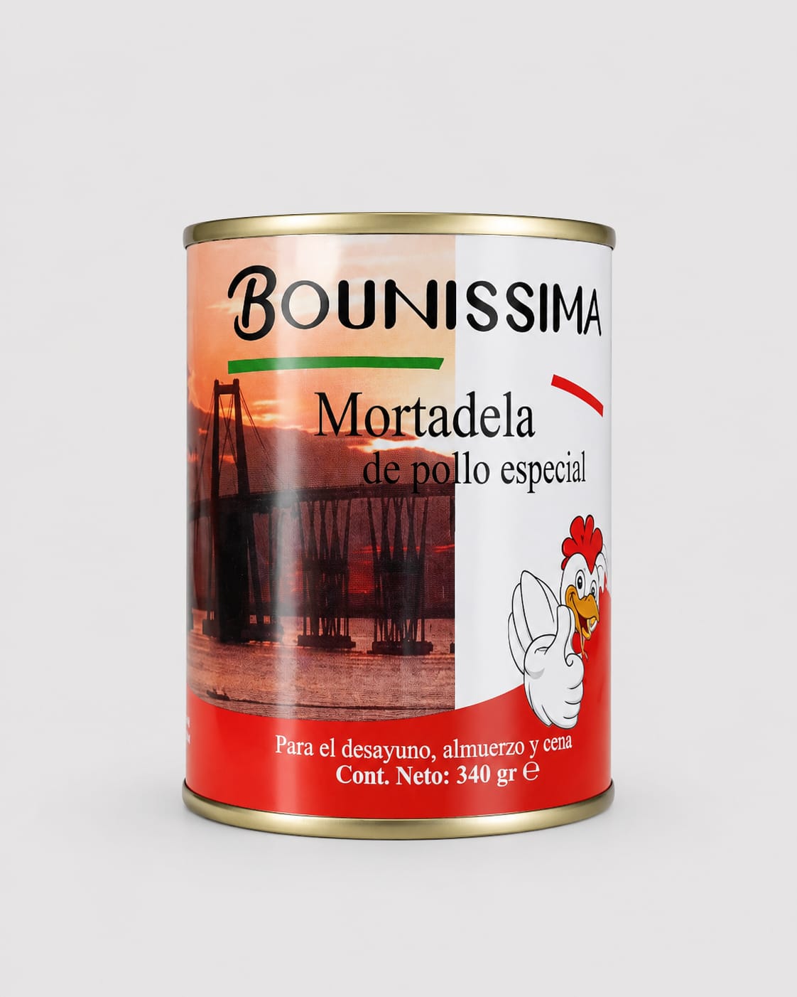 mortadella de pollo especial bounissima (340 g) mortadella de pollo especial bounissima (340 g)