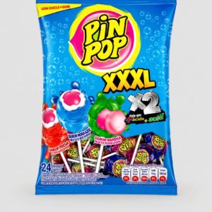 paquete de chupa chupa con chicle xxxl (24 u)